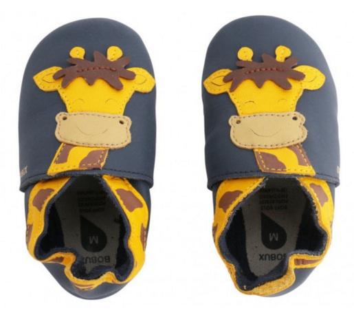 Bobux Lederpatschen Giraffe